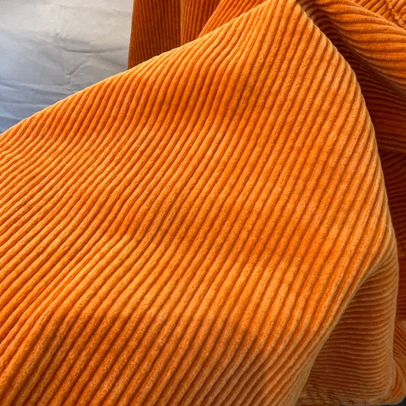 Urban Outfitters BDG - Men's Oversized Retro Corduroy Button Up Shirt - Orange M - Picture 6 of 8